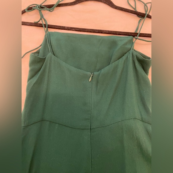 Reformation green midi peach dress size 2 - Picture 6 of 6